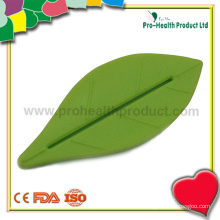 Exprimidor dispensador de pasta de dientes de plástico con diseño en forma de hoja (pH09-005)